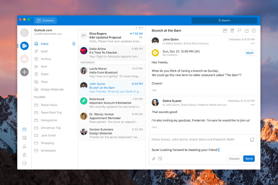 outlook for mac redesign
